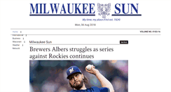 Desktop Screenshot of milwaukeesun.com